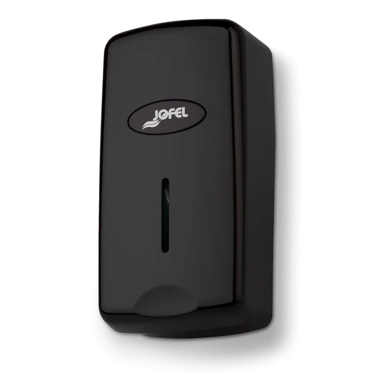 San Jamar Jofel Valor Dispensador de jabón de plástico, dispensador de desinfectante de Manos con diseño Moderno para el hogar, baño, Cocina, restaurantes, 1 litro, Negro