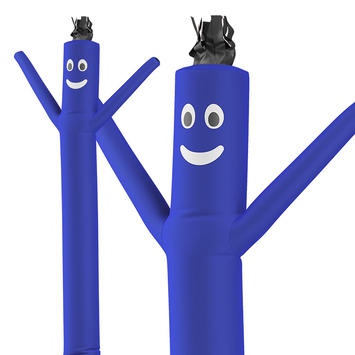 LookOurWay Tubo de Bailarines Inflable de Aire Man fijación, 10-Feet, (no soplador) - 3,04 m - Azul - Patchwork