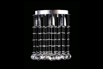 Candil Colgante Gamalux Williams Krystal Redondo de 4 Luces P10930/4, distribución luminosa y cristal cortado HQ en diseño clásico y elegante