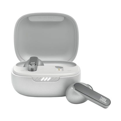 JBL Live Pro 2 Audífonos Inalámbricos con Cancelación de Ruido Azul - Silver - Grande