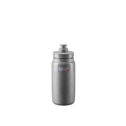 Elite Fly Botella para Ciclismo 550 ml Ultraligera - Gris, 550ml - 550ml