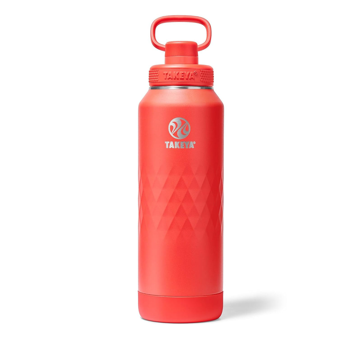 Takeya Sport - Botella de agua de acero inoxidable de triple aislamiento de 40 onzas, a prueba de fugas, resistente al sudor, sin BPA, mantiene las bebidas frías 36 horas, caliente 14 horas, color