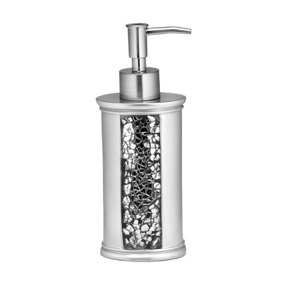 Popular Bath Soap Dispenser/Lotion Pump, Sinatra Collection, Silver