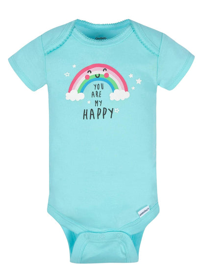 Gerber Paquete de 8 mamelucos para bebés y niñas