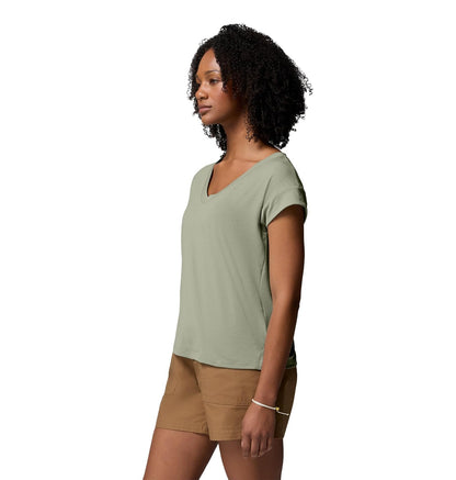 Columbia Daniela Falls - Camiseta de Manga Corta con Cuello en V para Mujer