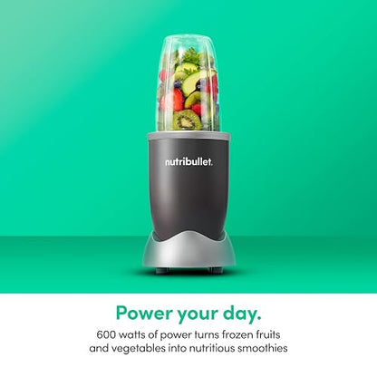NutriBullet NBR-0601WM 600W Nutrient Extractor, 6pcs, Gray