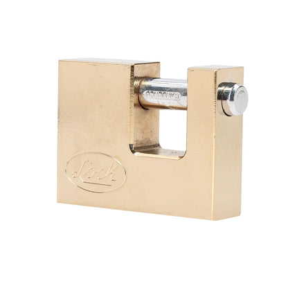 Lock L22C70TLBB Candado de Acero para Cortina Metálica 70 mm Latón Brillante Llave Tetra