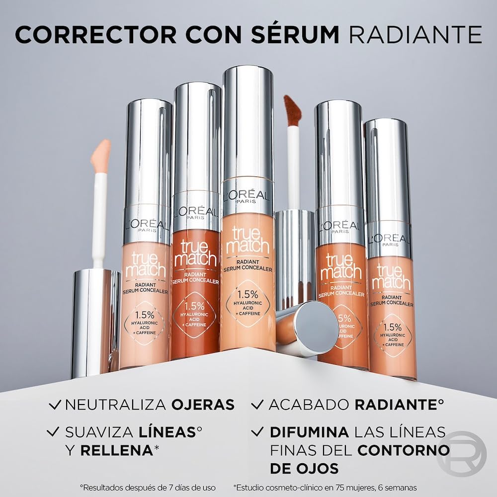 L'Oréal Paris corrector True Match hialurónico, tono 1.5N