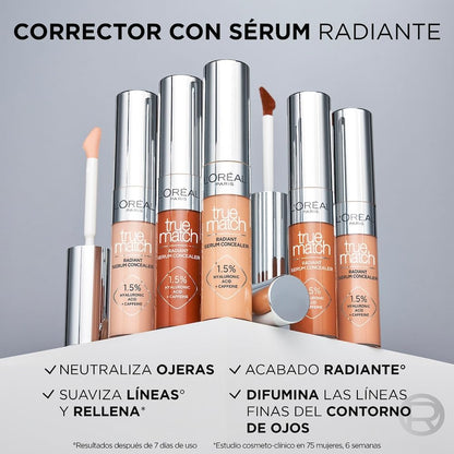 L'Oréal Paris corrector True Match hialurónico, tono 1.5N