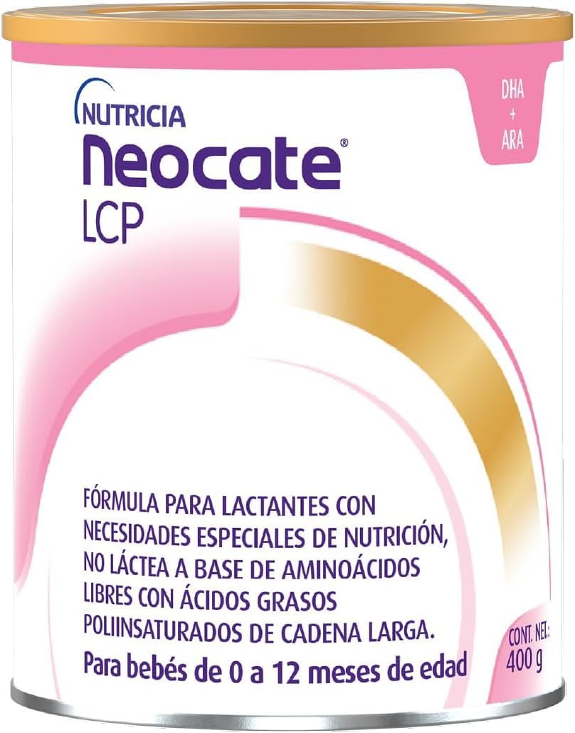Neocate LCP Fórmula No Láctea para Necesidades Especiales de Nutrición, Lata 400 g