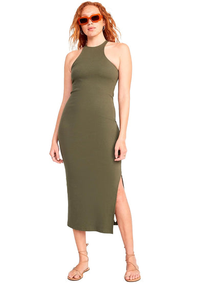 Old Navy 657439-004XL Vestido, Mujer, Verde, X-Grande