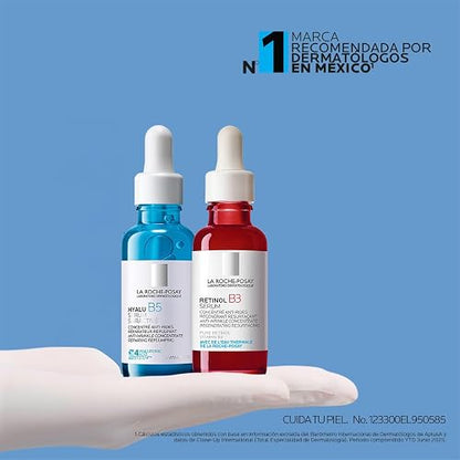 Kit La Roche-Posay Rutina Hidratante Anti-Arrugas: Hyalu B5 Suractivated Sérum 30ml + Serum Retinol B3 30ml