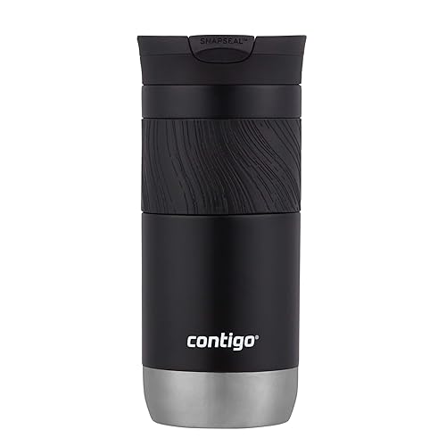 Contigo - Taza de viaje aislada, Licorice, 16 oz, 1