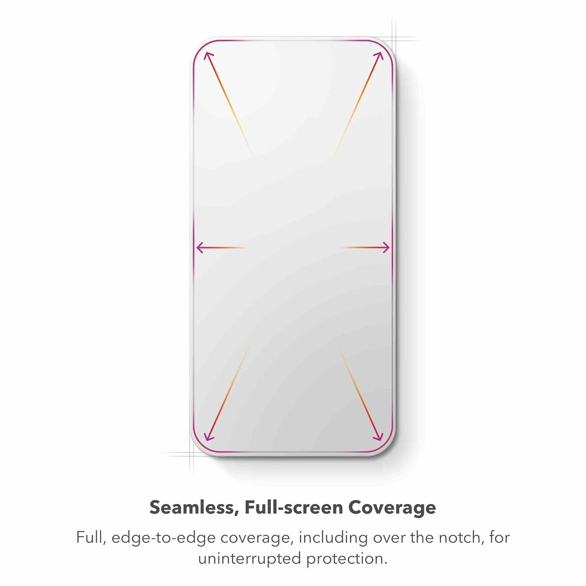 ZAGG XTR3 - Protector de visualización para iPhone 15 Pro, vidrio, filtración de luz azul, 10 veces más fuerte, protección de borde a borde, superficie resistente a arañazos y manchas, escudo