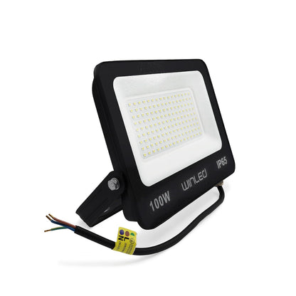 Reflector Winled WRE-014 Slim LED 100W SMD, 12,250 Lúmenes, Blanco Frío 6500K, IP65 Ideal para Exteriores e Interiores, 120° Angulo de Apertura, Aluminio + Vidrio, Protección a Picos de Voltaje