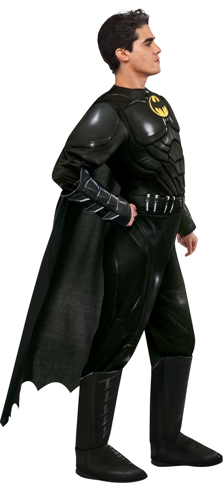 Rubies DC The Flash Movie: Disfraz de Batman Deluxe para adultos, para hombre, XL