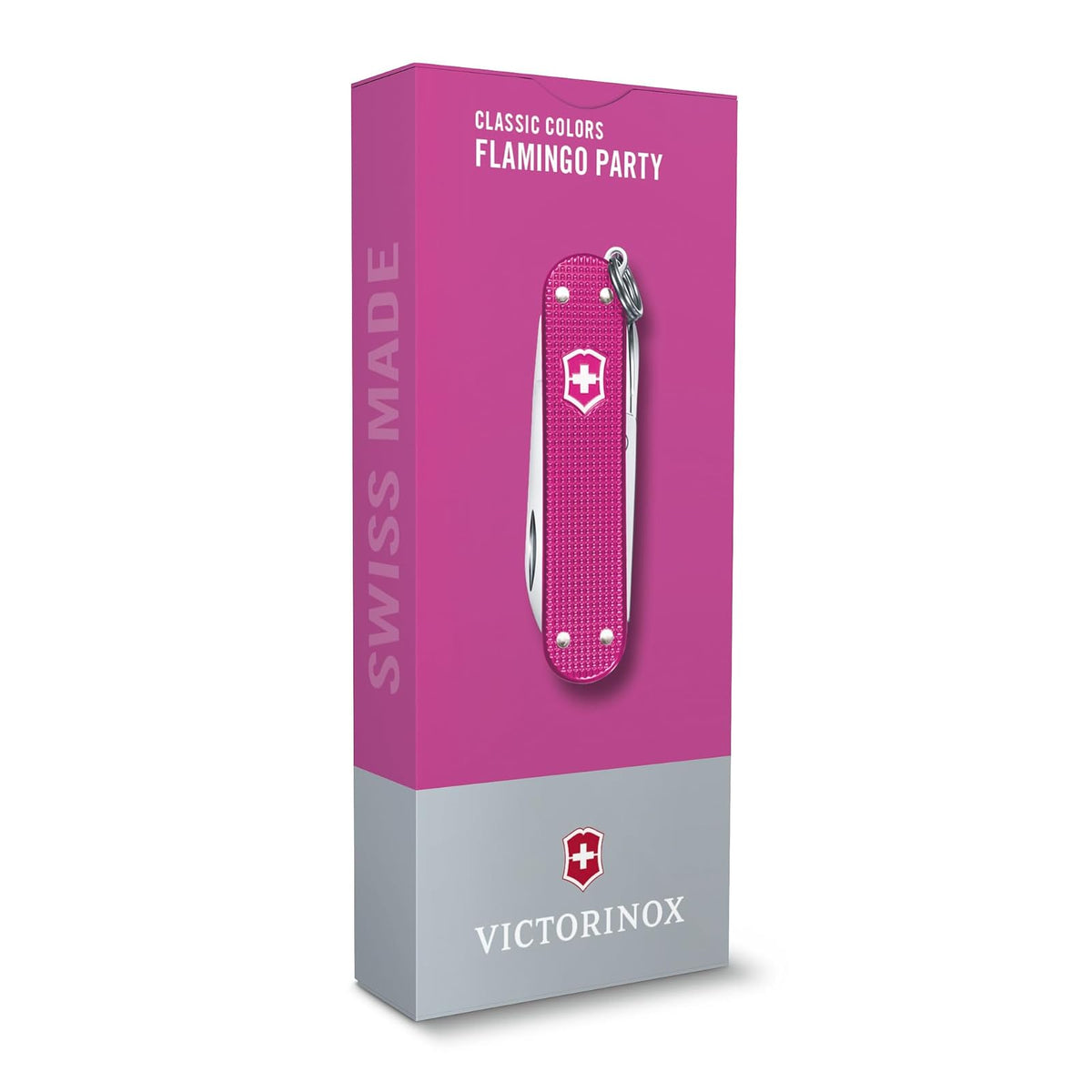 Victorinox Navaja Classic Colors, 7 Usos, Flamingo Party, Alox, 58 mm