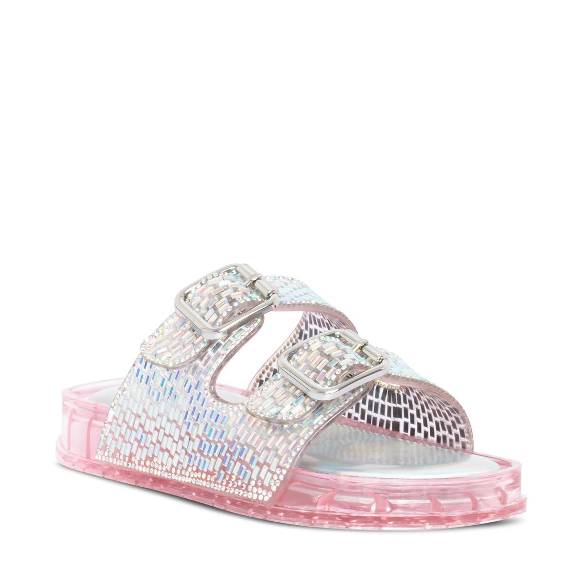 Steve Madden JLOLLI Sandalias planas para niña