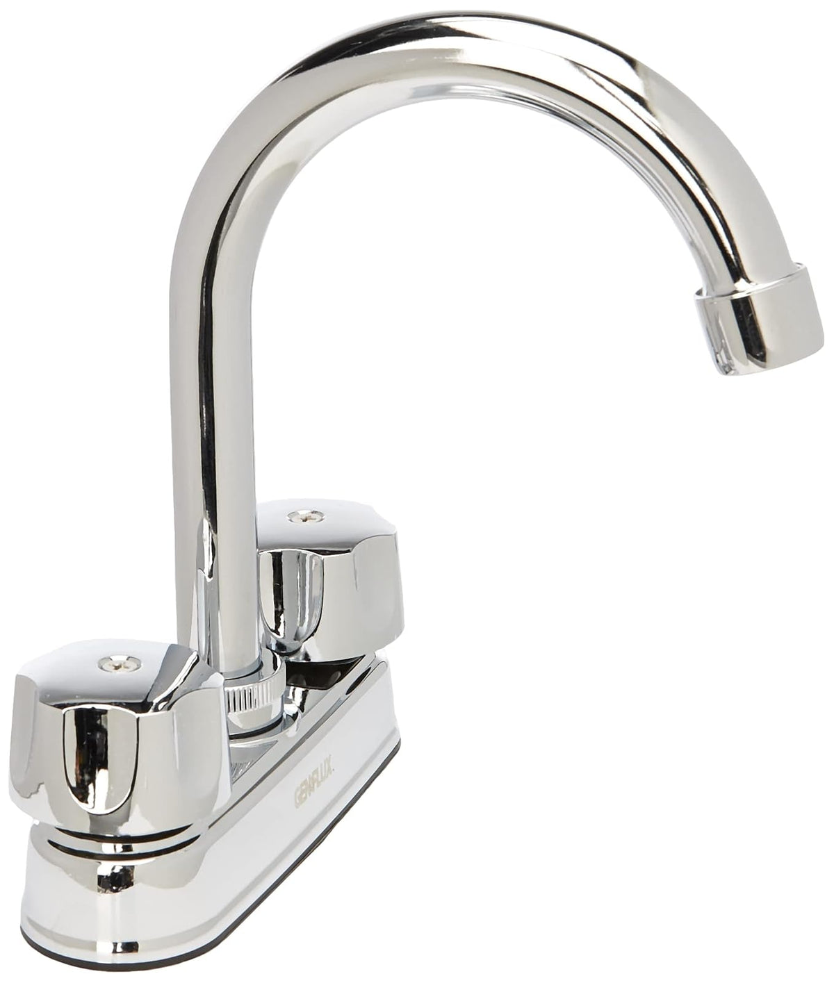 Genflux MZLA130PLCB Mezcladora Plastico para Lavabo, 4"