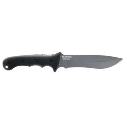 Schrade SCHF9 Extreme Survival Knife with Fixed 1095 High Carbon Steel Blade and Black Kraton Handle and Sheath
