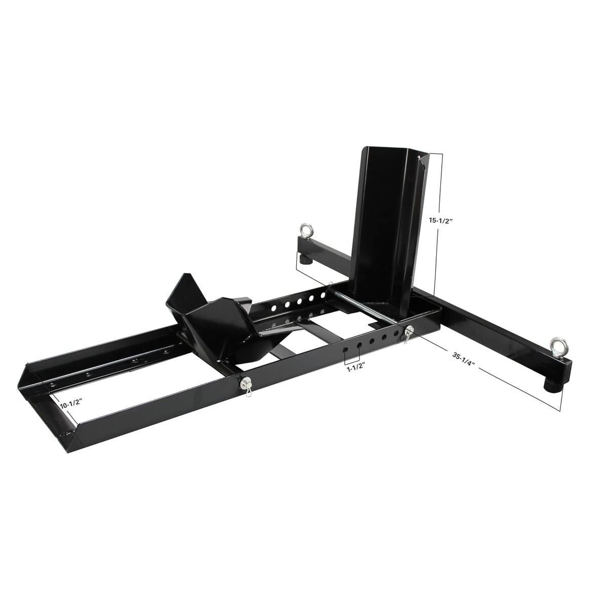 Extreme MAX 5001.5757 - Soporte para Rueda de Motocicleta Ajustable de Alta Resistencia, 1800 Libras. Capacidad de Peso