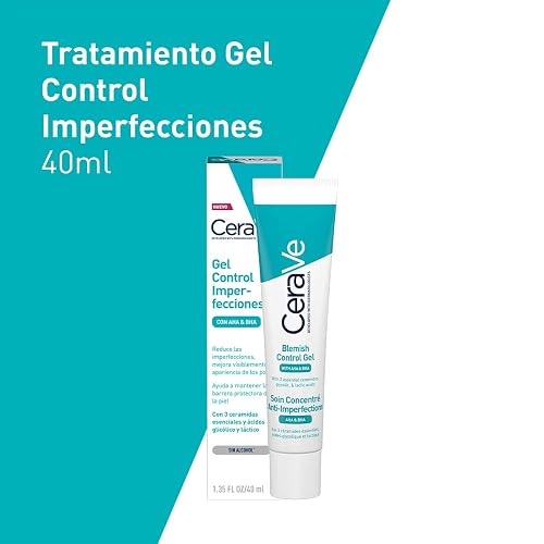 Cerave Gel Facial tratamiento Anti-imperfecciones Para Piel Grasa o Acne, 40ml