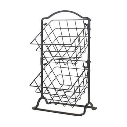 Gourmet Basics – por Mikasa 5217596 Organización cesta, color negro