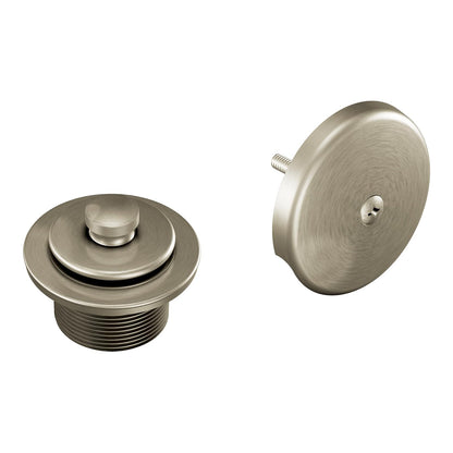 Moen T90331BN - Kit de desagüe para tina y ducha de níquel cepillado con roscas estándar de 1-1/2 pulgadas, T90331BN - Níquel cepillado