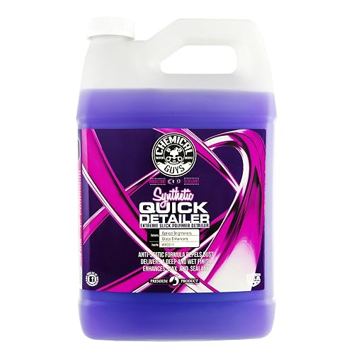 Chemical Guys Detallador Sintético Rápido, Detallador Polímero Extremadamente Resbaladizo, Ideal para Automóviles, Camiones, Todoterrenos, Motocicletas, Autocaravanas y Más, 3,79 L