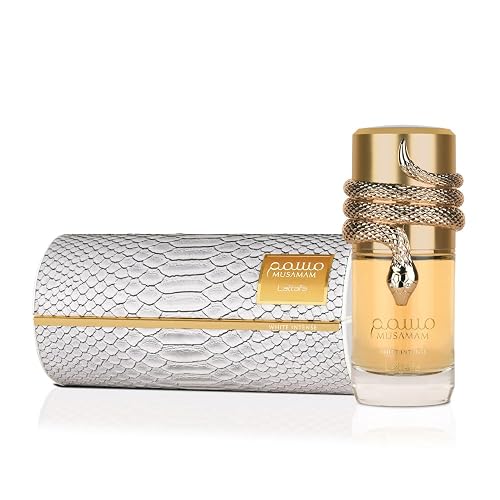 Lattafa Musamam White Intense for Unisex Eau de Parfum Spray, 3.4 Ounce