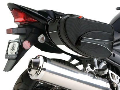 Nelson-Rigg CL-890 Mini alforjas Deportivas expandibles, Color Negro