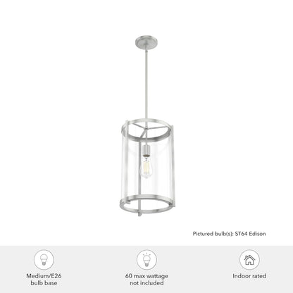 HUNTER, Candelabro Astwood 1 Luz 11 pulgadas