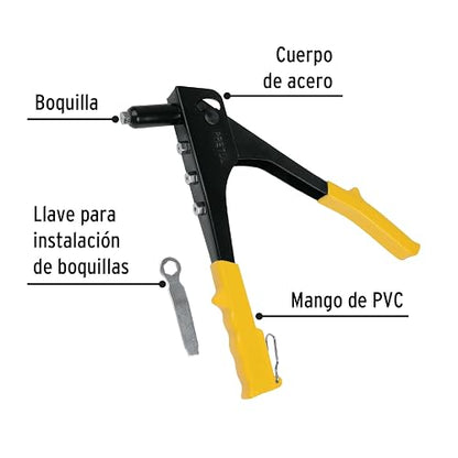 Pretul RE-10P, Remachadora 10", Pretul, Cilindro de Acero