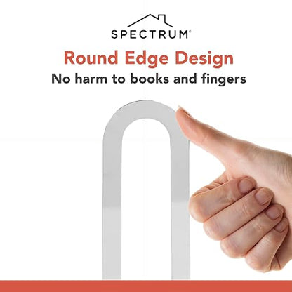 Spectrum Diversified Elements - Sujetalibros, Cromado, Pequeño, 1