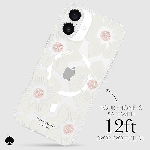 Kate Spade New York - Funda para iPhone 16 Plus, diseño de Flores