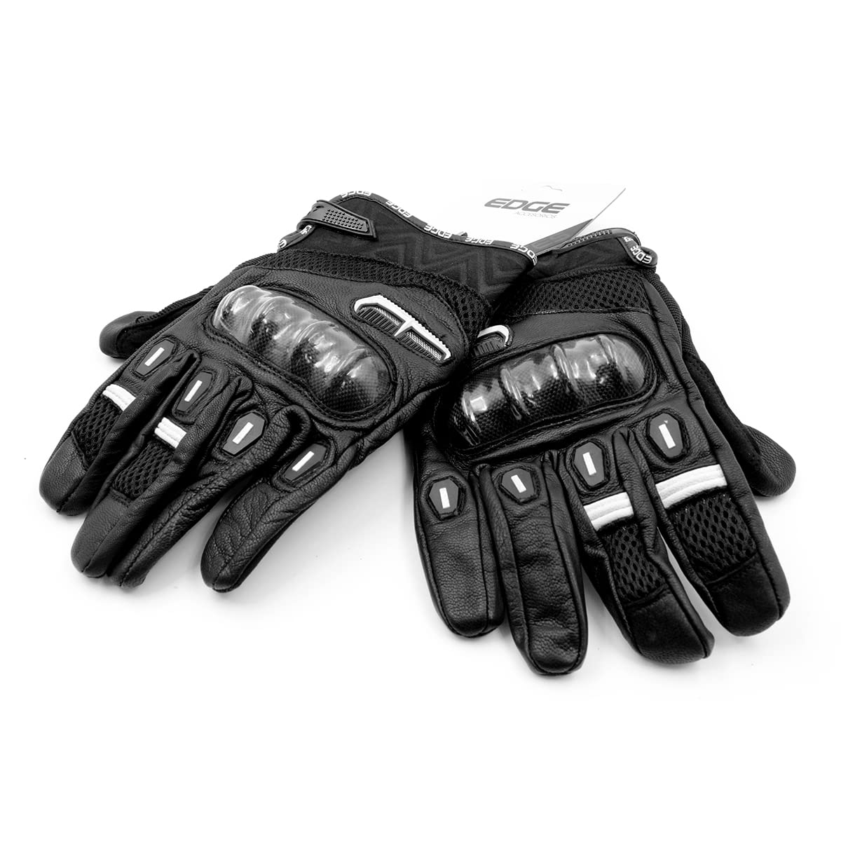 Edge - Guantes para Motociclista, Ideal para Mujeres y Hombres, Protección en Todo Momento, Practico y Resistentes. de Uso