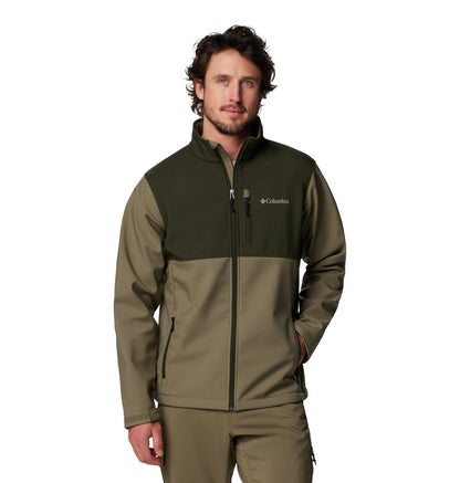 Columbia Ascender Chamarra Softshell para Hombre - 3X - Verde piedra - verde