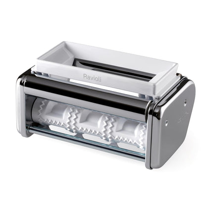 Marcato Accesorio Linguine para Máquina de Pasta, Corte de 3 mm, Acero Cromado - Ravioli de fijación
