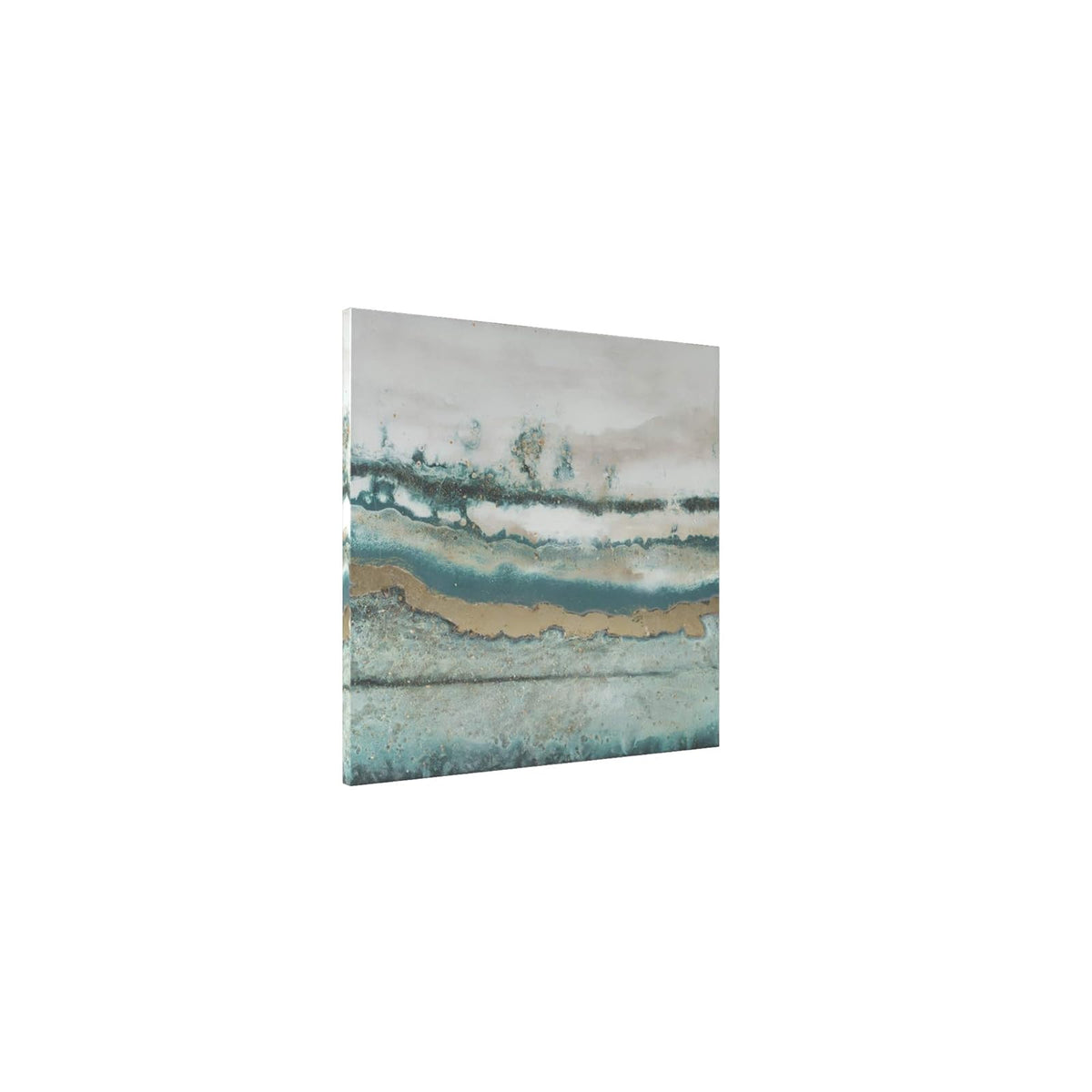 Signature Design by Ashley Furniture Signature Design Praveen Abstract Wall Art – Contemporáneo – Abeto azul y blanco