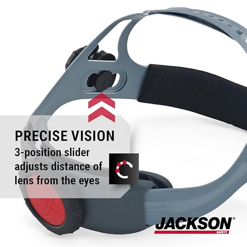 Jackson Safety 370 Repuesto para casco de soldadura, Negro/ Gris