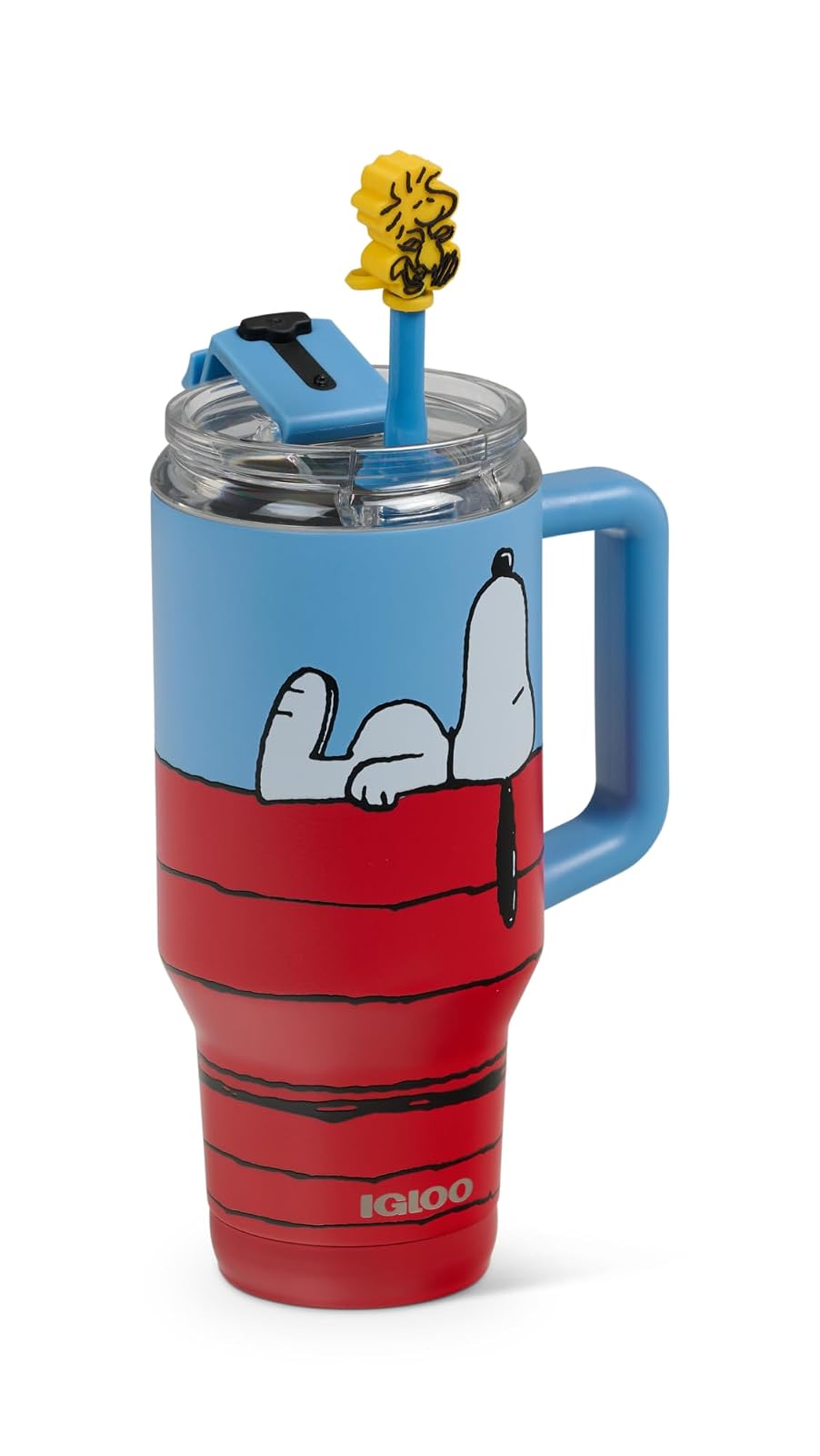 Igloo Snoopy Taza de viaje aislada de acero inoxidable de 32 onzas