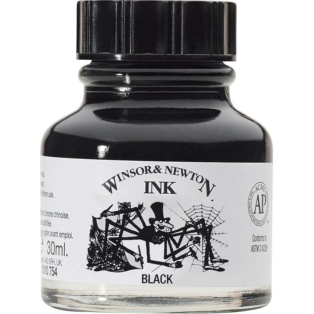 Winsor & Newton 1010030 TINTA W&N NEGRA S/GOT 30ml 13693
