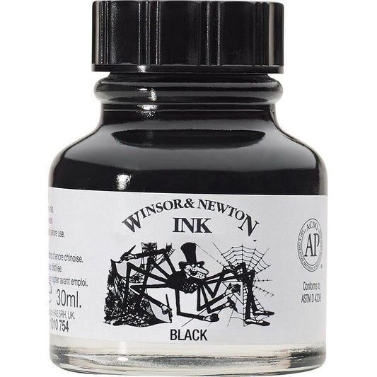 Winsor & Newton 1010030 TINTA W&N NEGRA S/GOT 30ml 13693