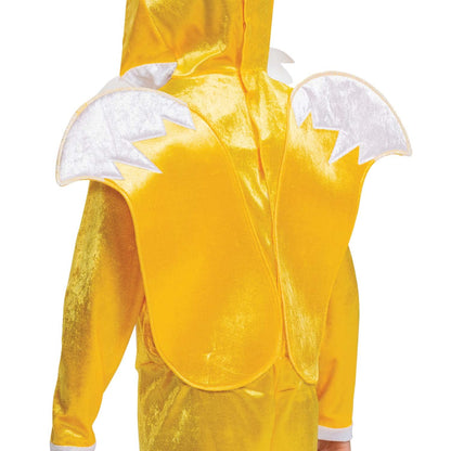 Disfraz de Sonic Tails, disfraz oficial de la película Sonic y tocado, talla M para niños (7-8)