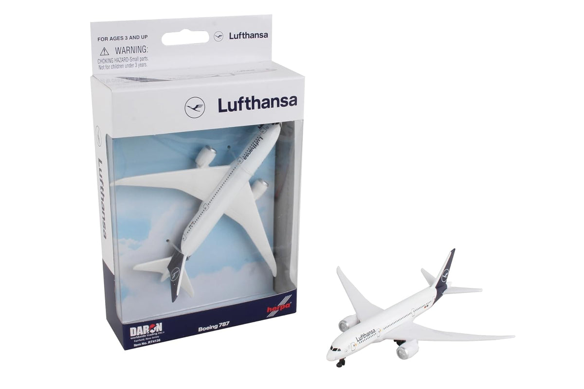 Daron Avión a Escala Coleccionable, Modelo Individual Fundido a Presión - Lufthansa 787