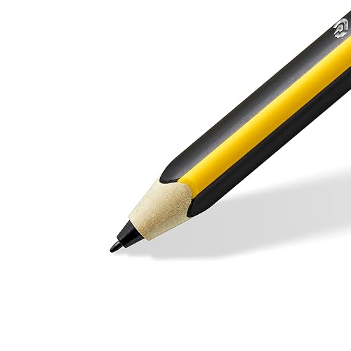 STAEDTLER Noris Jumbo 180J 22. EMR Stylus con Borrador Suave. para Escribir, Dibujar y borrar en Pantallas EMR, Amarillo-Negro (Comprobar compatibilidad)