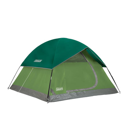 Coleman Sundome Tienda de Campaña con Mosca de Lluvia - 6 Personas - 6 Personas - Verde (SPRUCE GREEN)