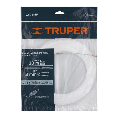 Truper GNY-30, Guía de nylon para cable 30 m
