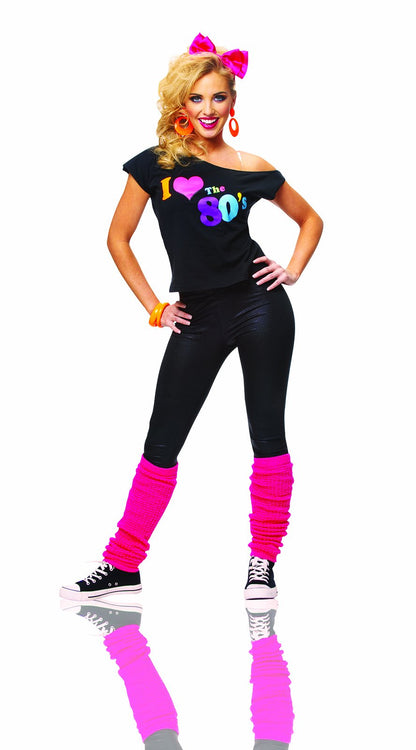 Costume Culture Women's I Love The 80's T-Shirt