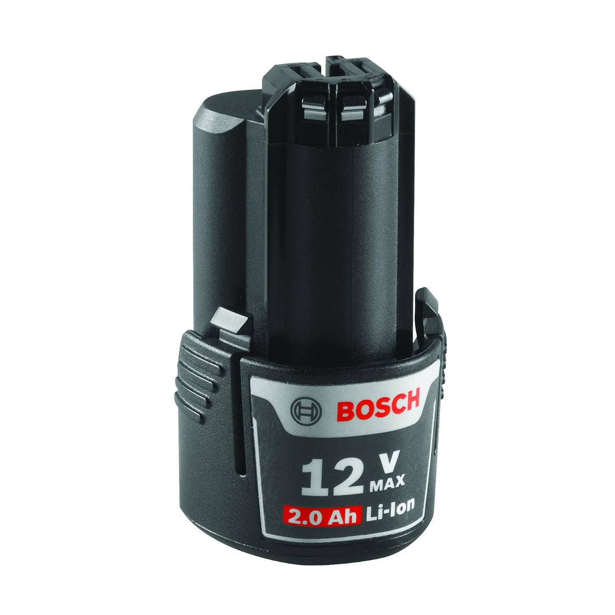 Bosch BAT414-2PK Batería de Iones de Litio de 12 V máx. 2 Ah 2 Unidades | Diseño deslizante | Fuente de alimentación compacta | Rendimiento sin decoloración | Compatible con cargador